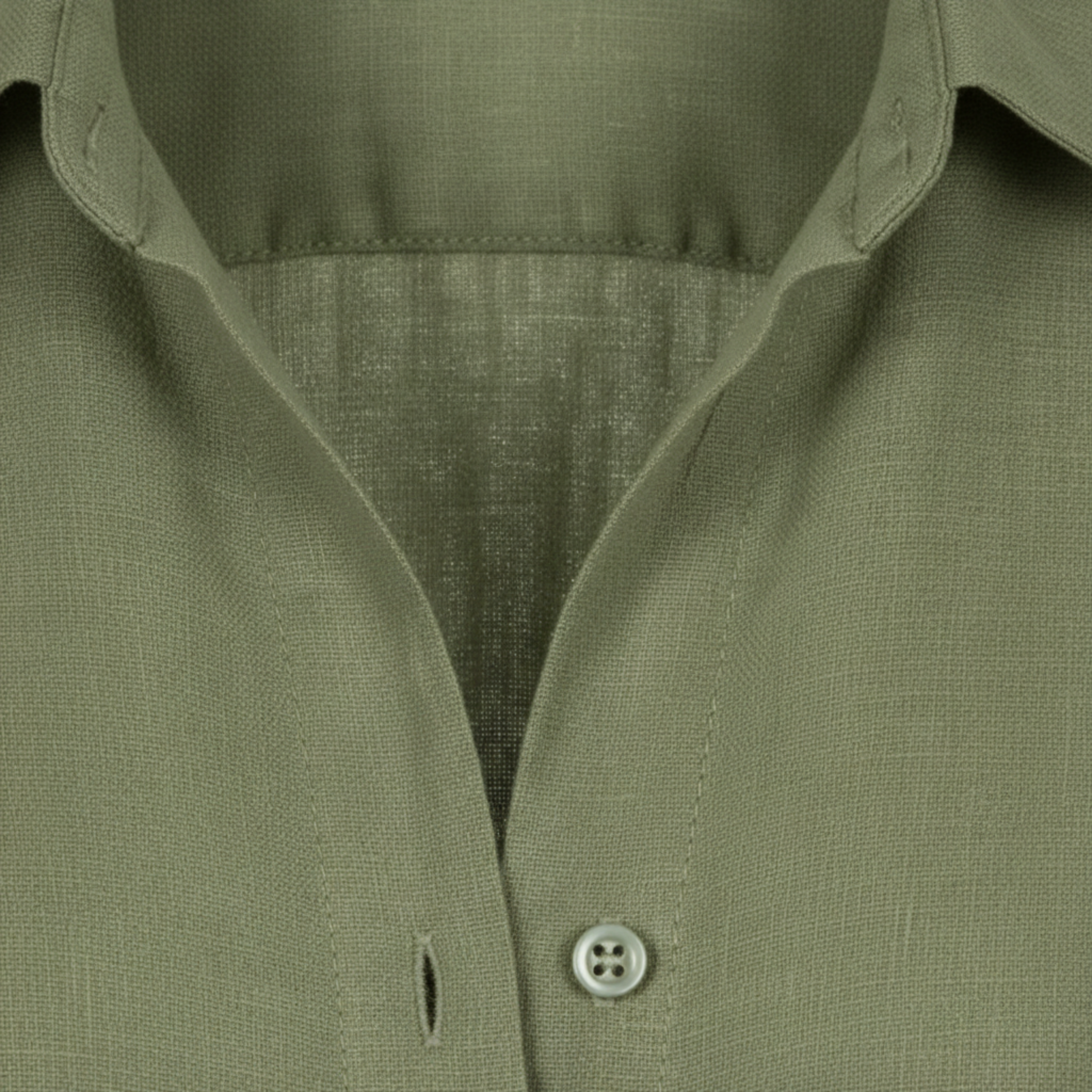 Chemise décontractée ample pour femmes à boutons avec manches trois-quarts et encolure fendue