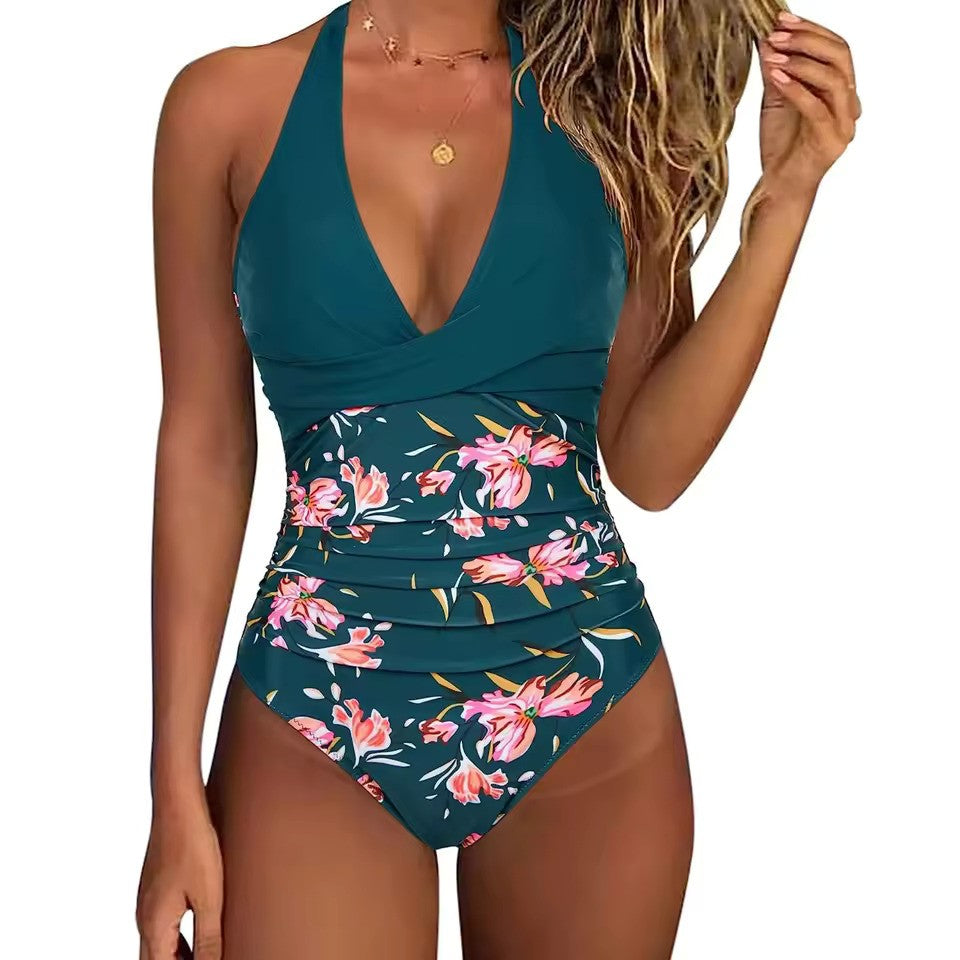 Femme Une Pièce Bain Push
