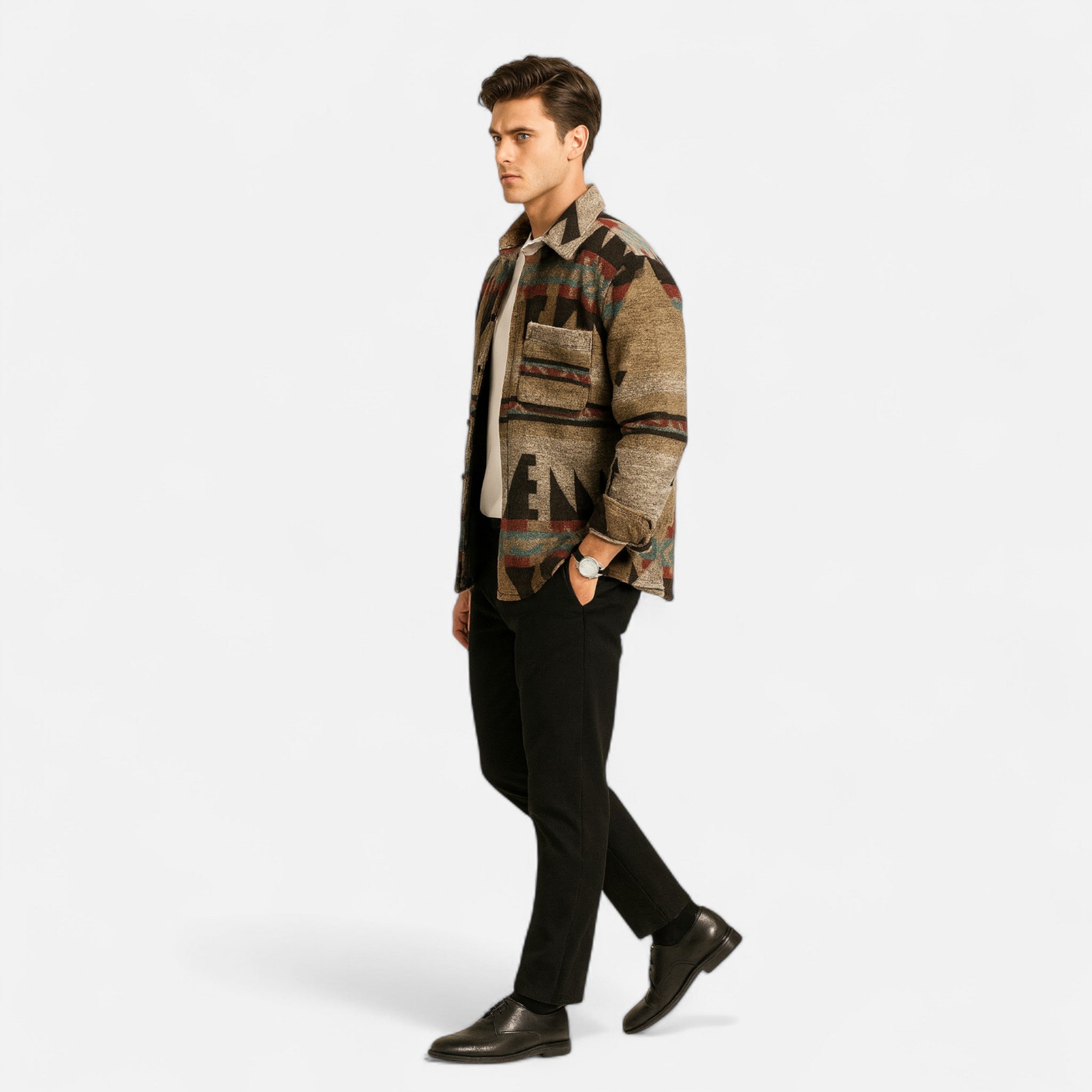 Ancienne Monde | Herrenjacke aus portugiesischem Flanell Erbe