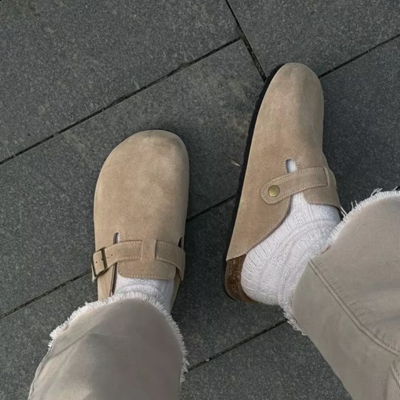 Sabots homme daim semelle ergonomique