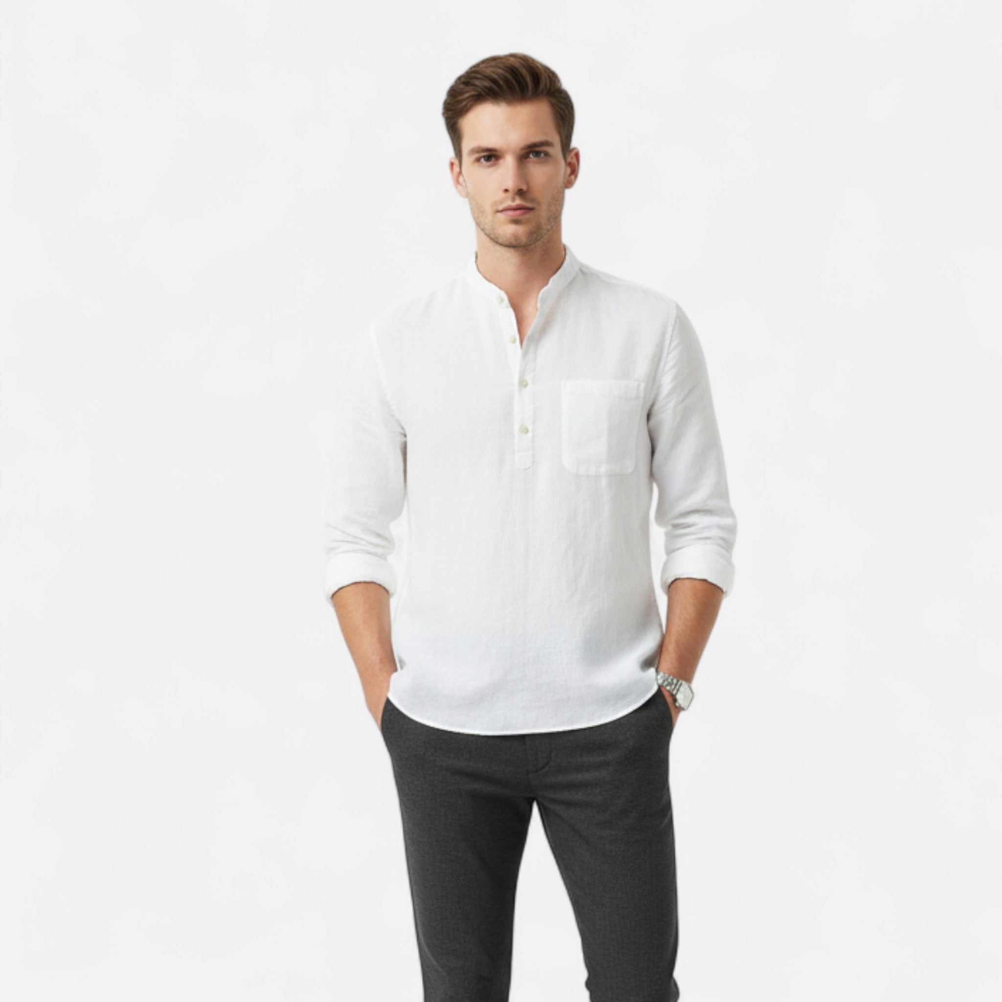 Ancienne Monde | Chemise en Lin 100 % Homme