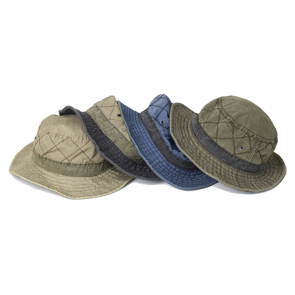 Bucket hat chapeau de pêche et chasse décontracté respirant été