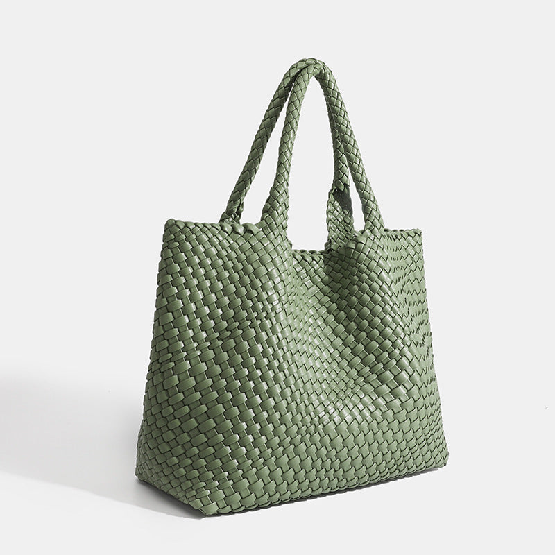 Sac tote femme tresseé grande contenance