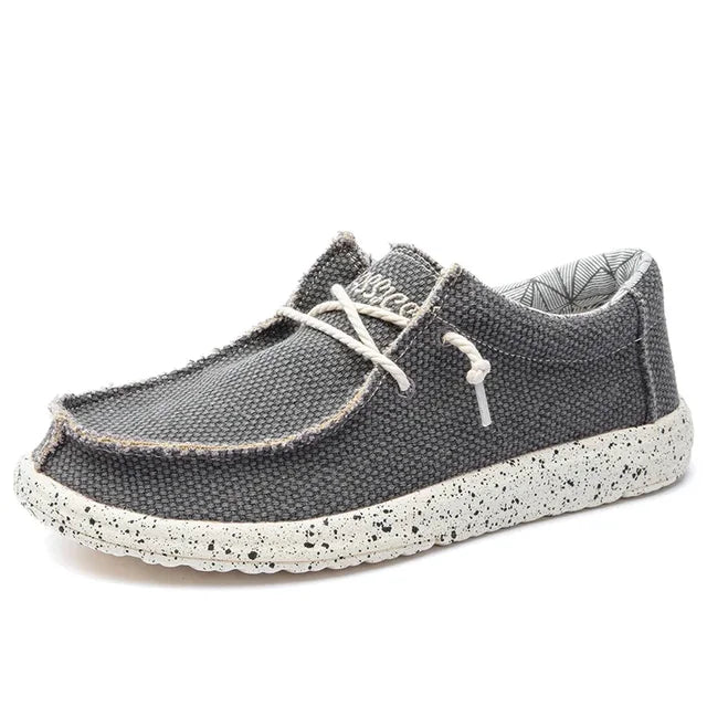Chaussures homme slip-on tissu souple