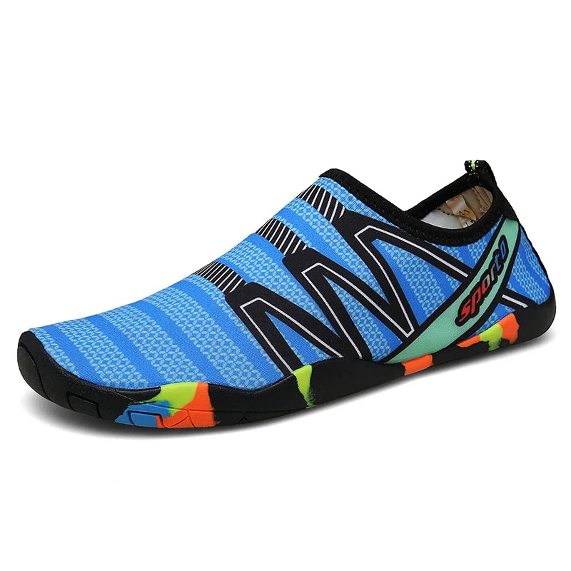 Chaussures aquatiques unisexes - matière respirante - accessoire voyage mer