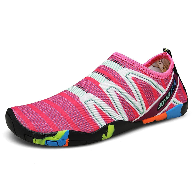 Chaussures aquatiques unisexes - matière respirante - accessoire voyage mer