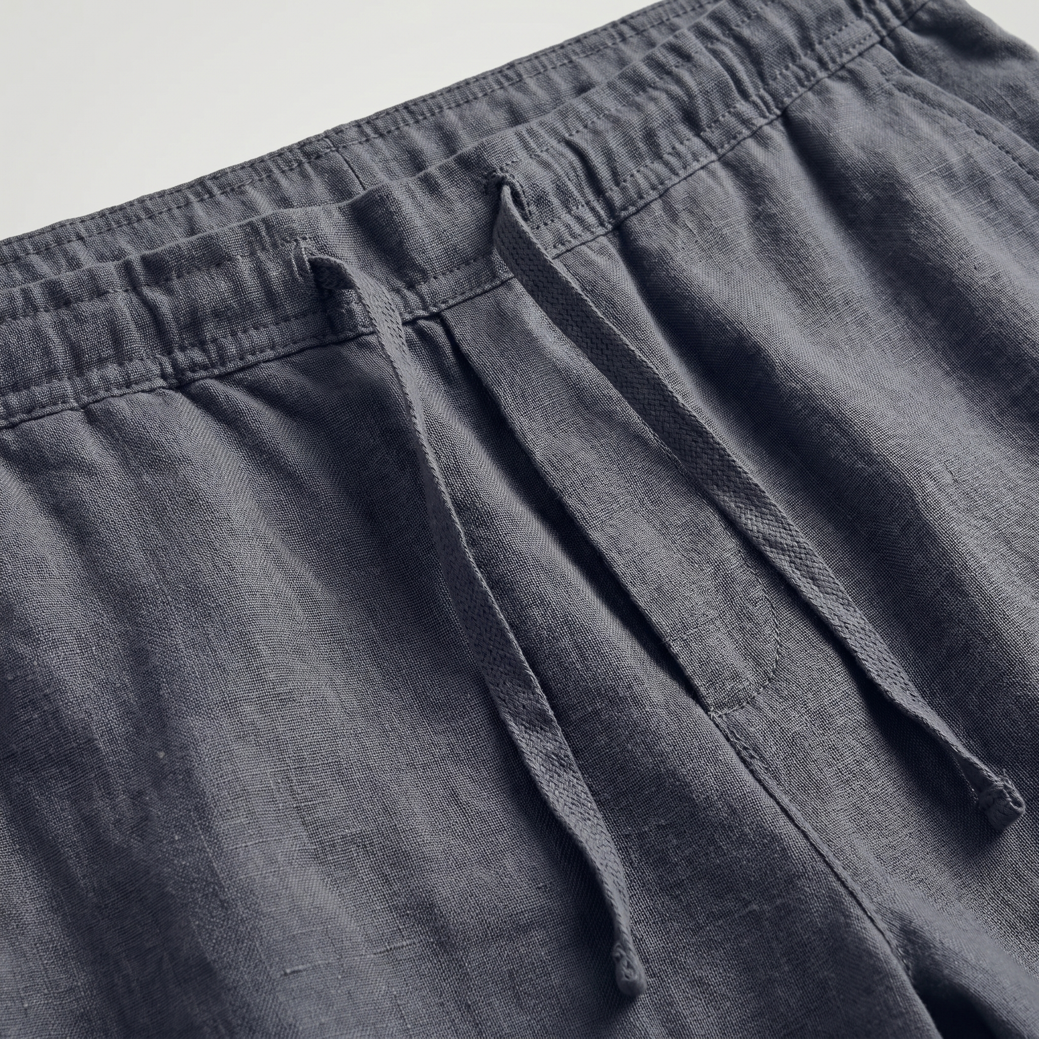 Pantalon court lin homme | bas léger vacances