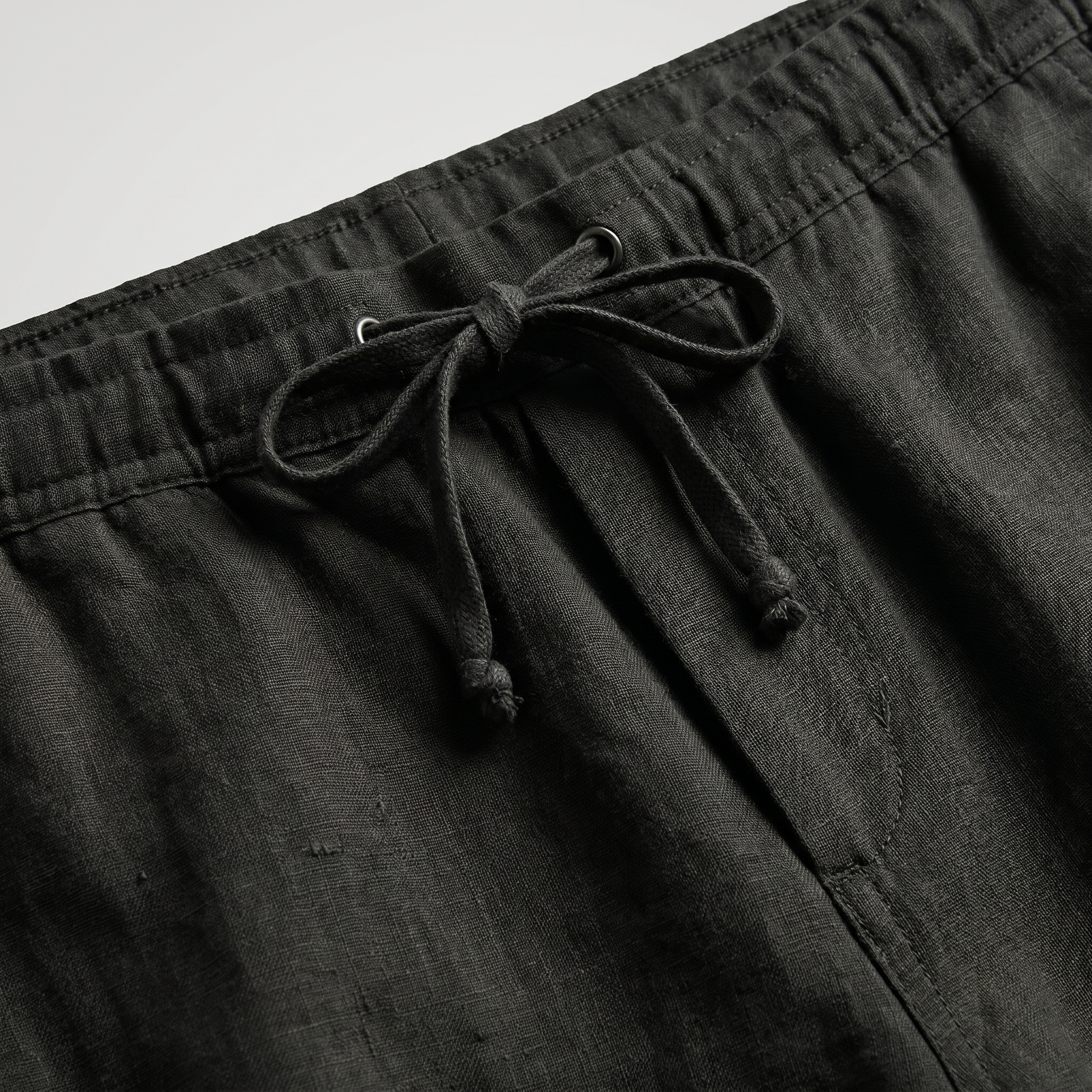Pantalon court lin homme | bas léger vacances