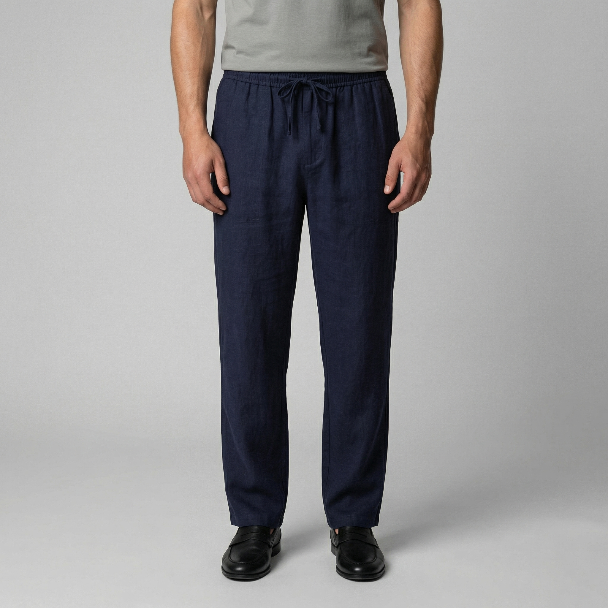 Pantalon slim lin | bas homme plage