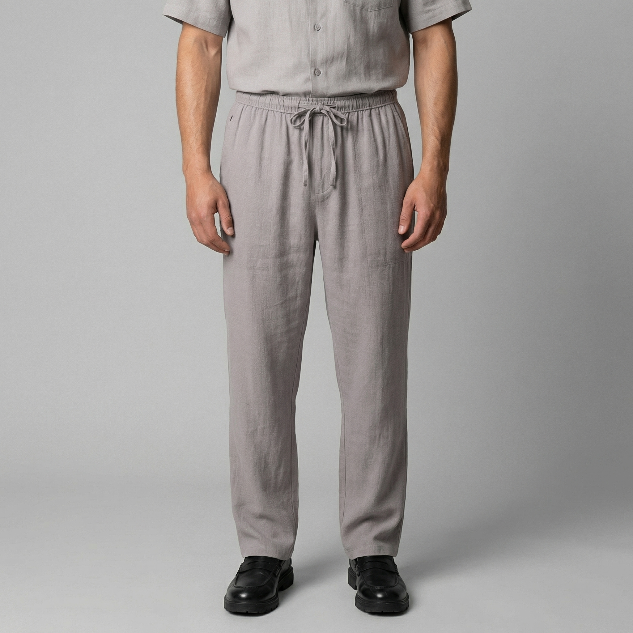 Pantalon slim lin | bas homme plage