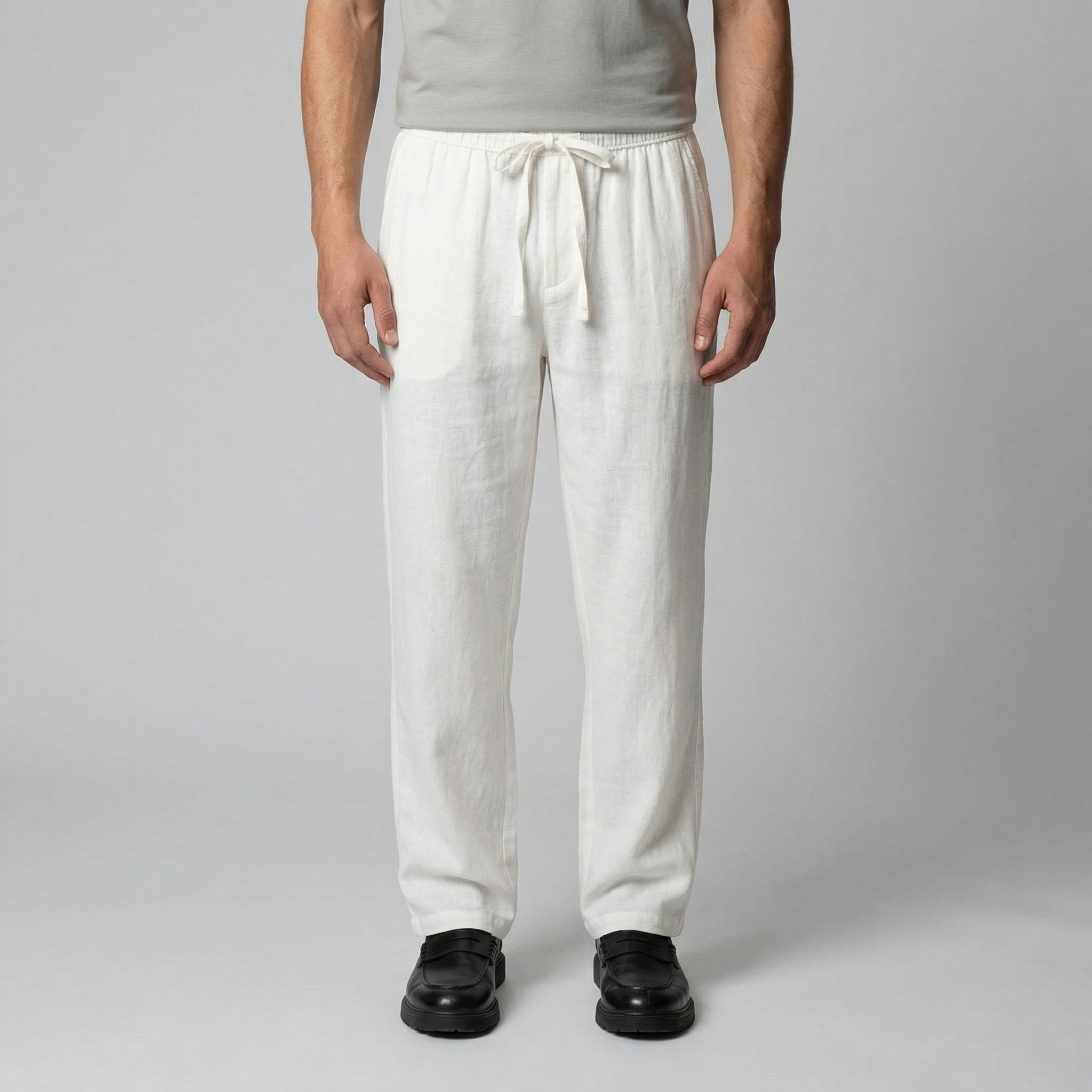 Pantalon slim lin | bas homme plage