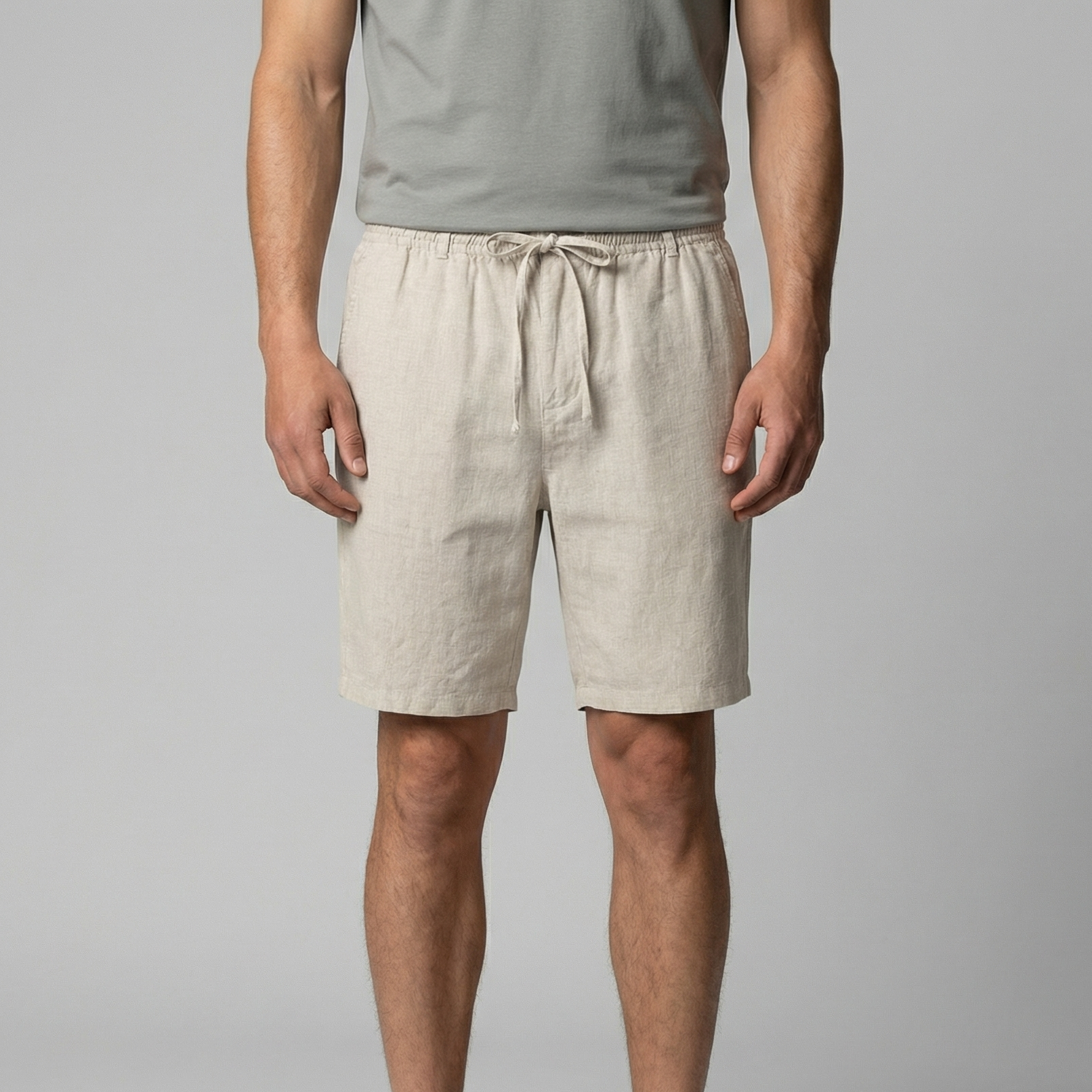 Bermudas lin homme | short plage quotidien