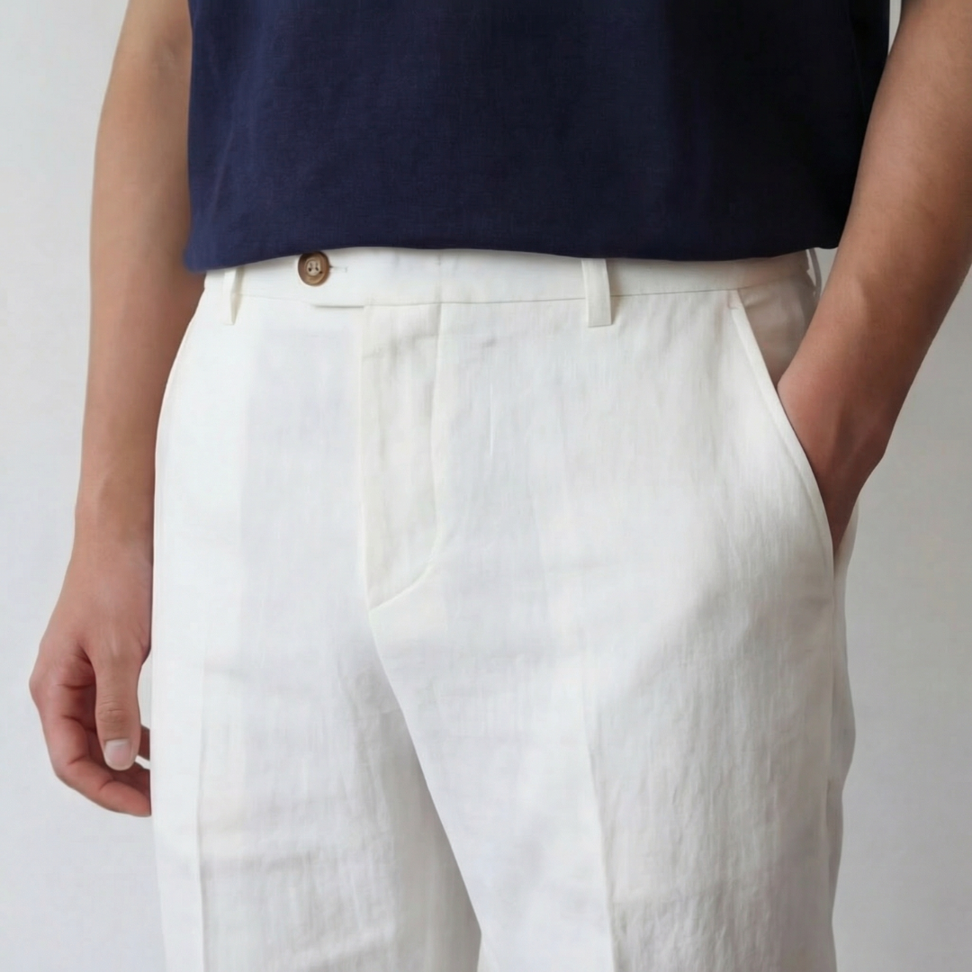 Bas en lin homme | pantalon léger quotidien