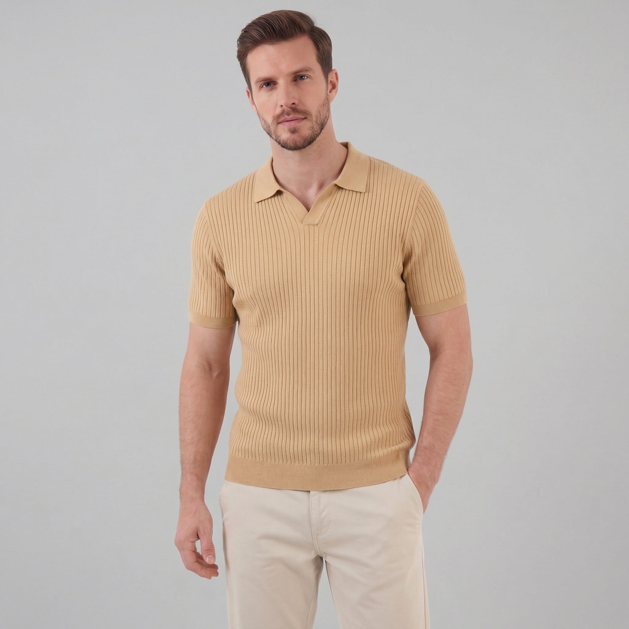 Haut polo homme | maille coton moderne