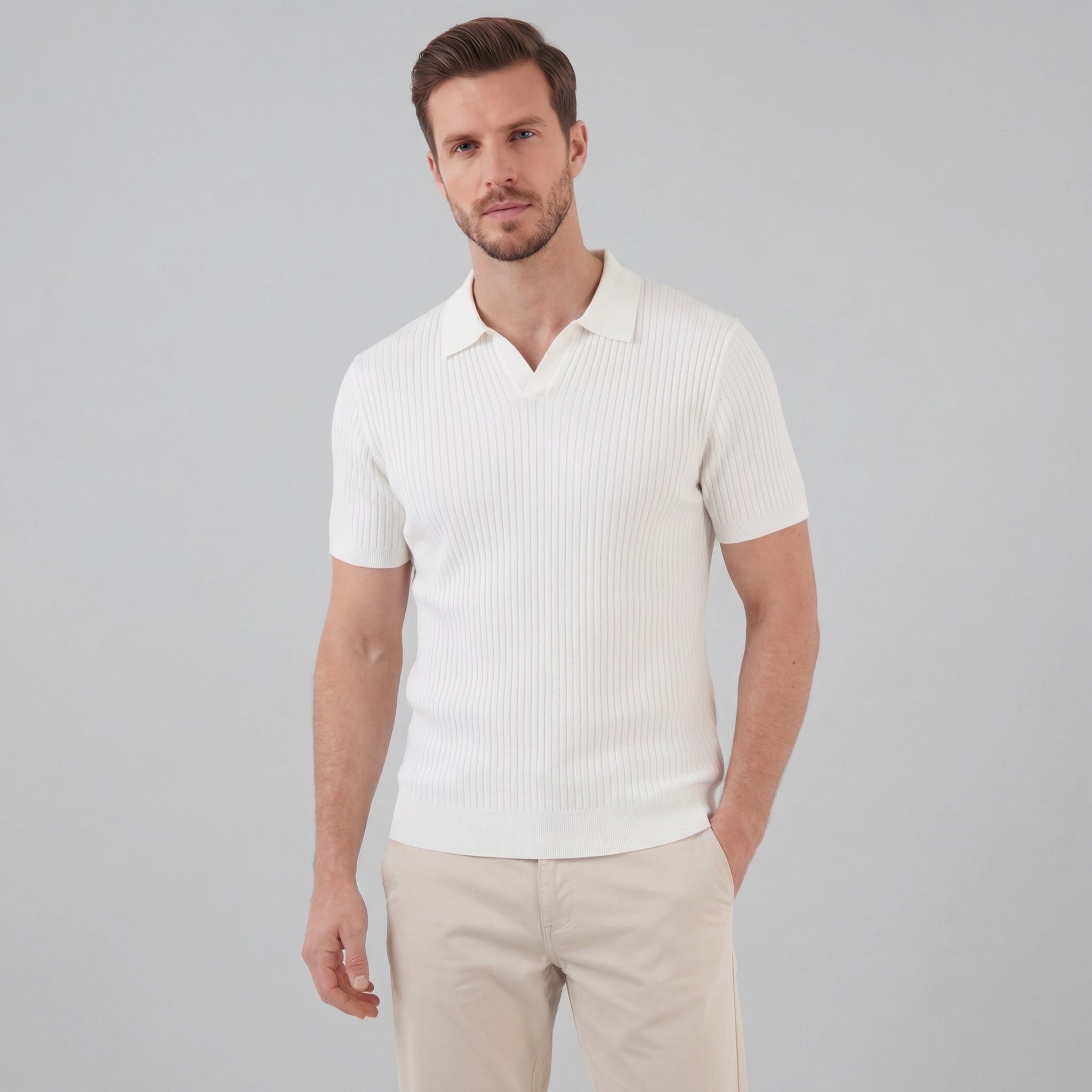 Haut polo homme | maille coton moderne