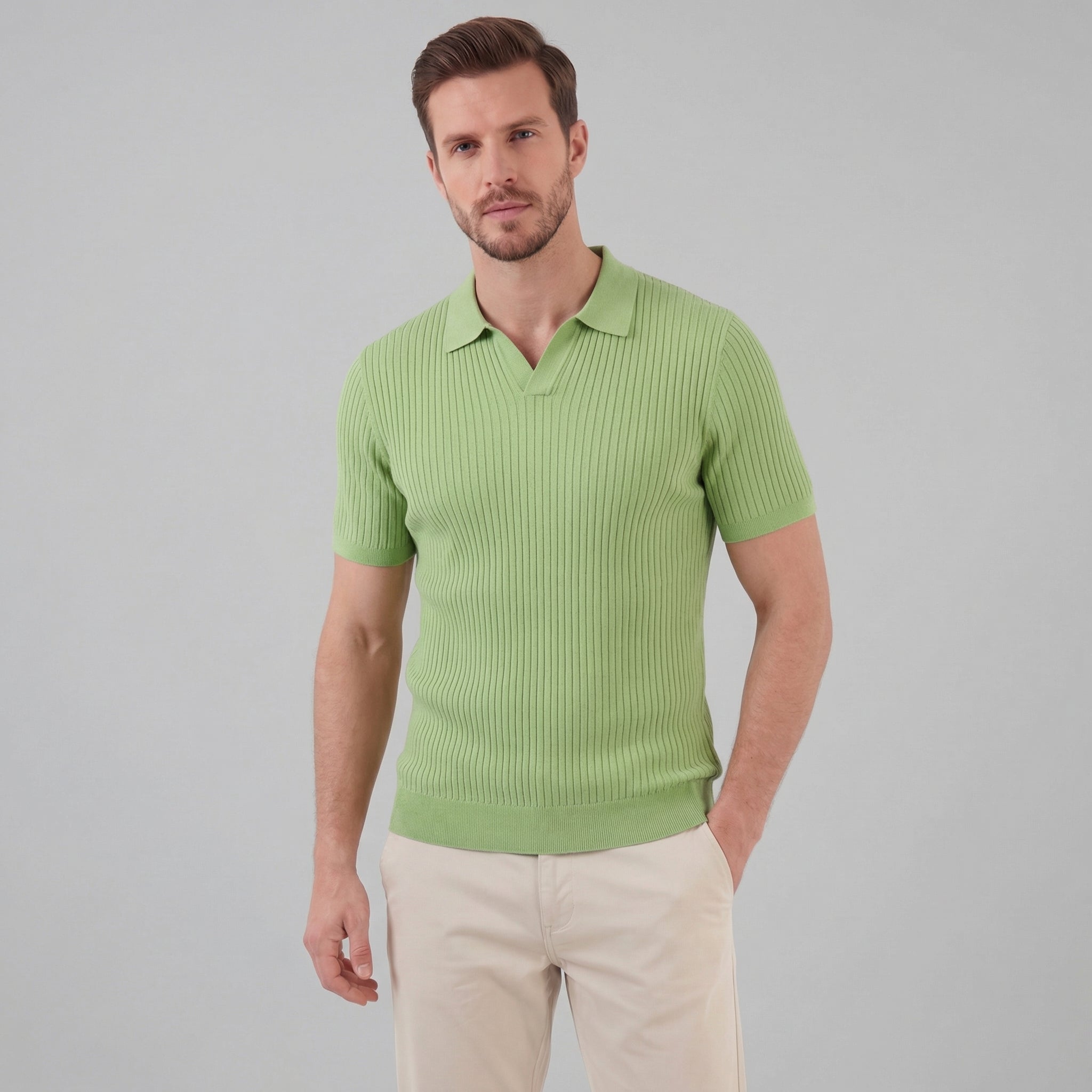 Haut polo homme | maille coton moderne