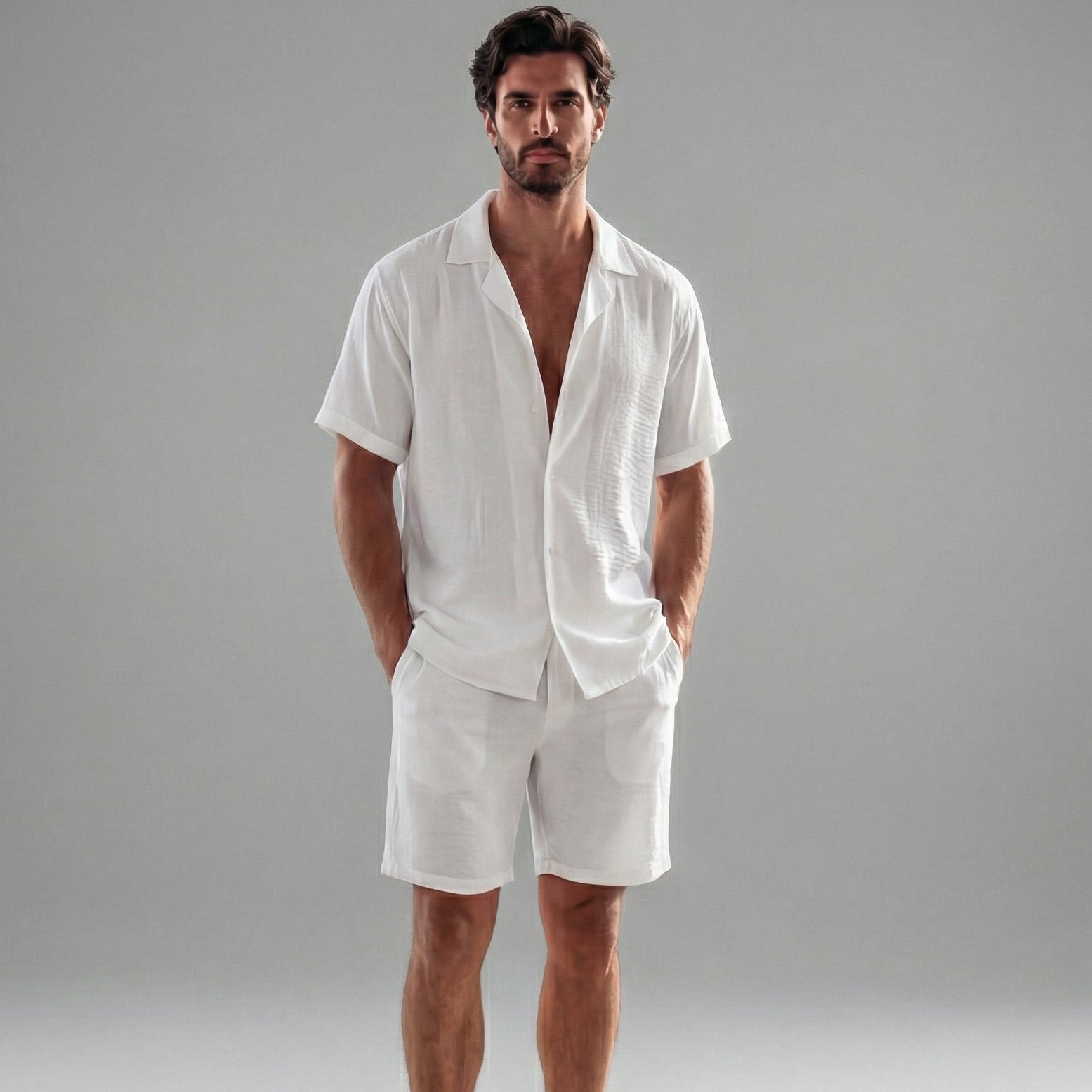 Set estivo uomo | due pezzi in lino