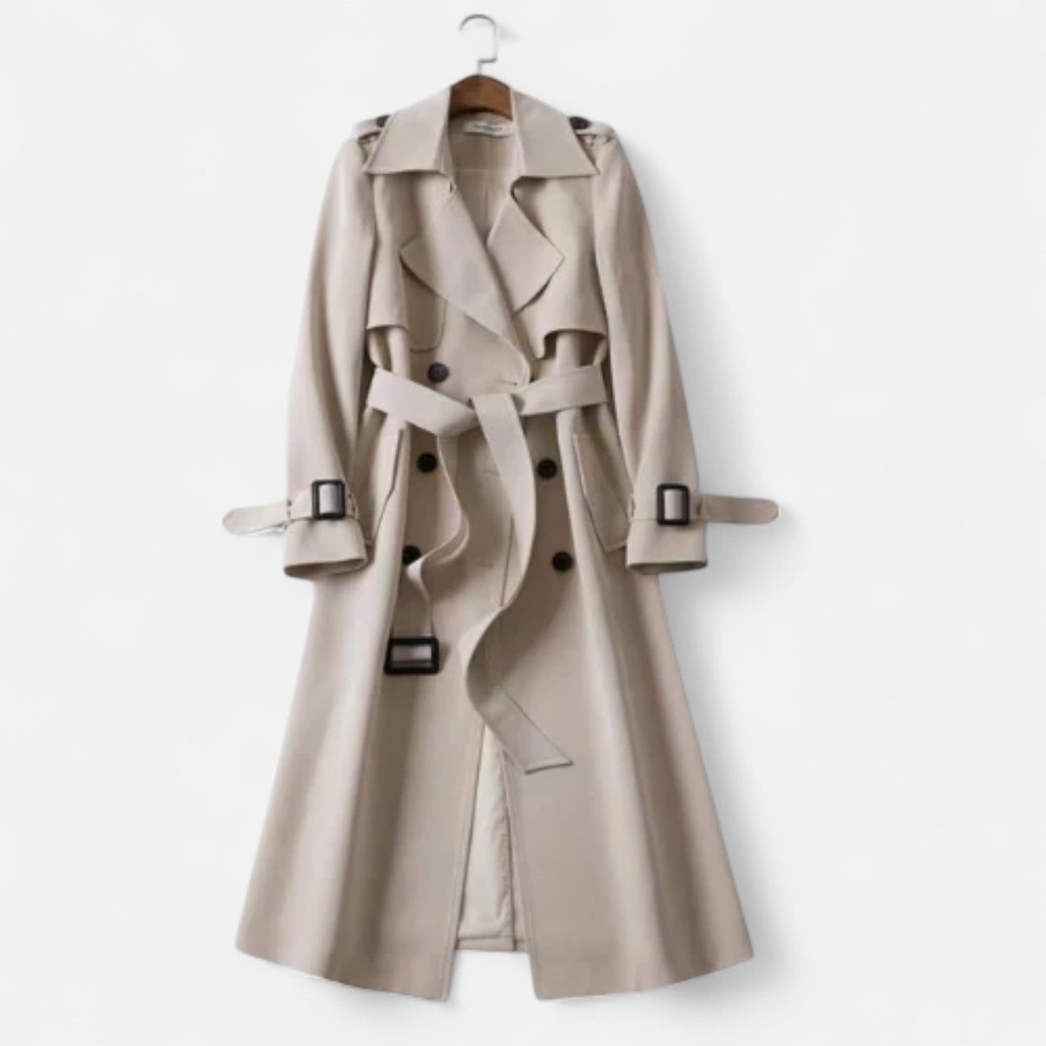 Ancienne Monde | Manteau Long Femme – Chaleur Structurée, Silhouette Intemporelle