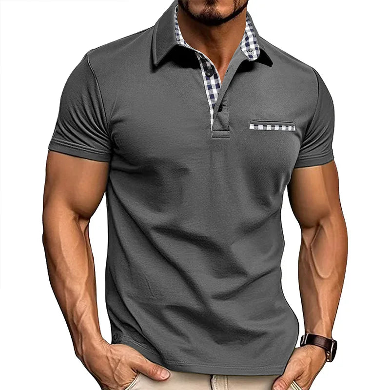 Haut polo coton coupe classique