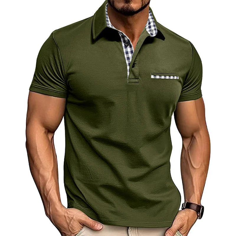Haut polo coton coupe classique