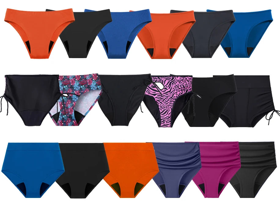 Culotte De Bain De Période Absorbante Haute