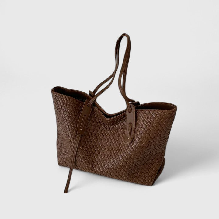 Sac tote femme tressé grande contenance