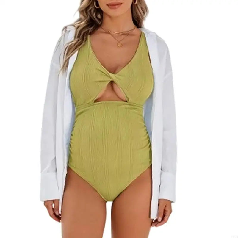 Bañador de maternidad de una pieza moldeador