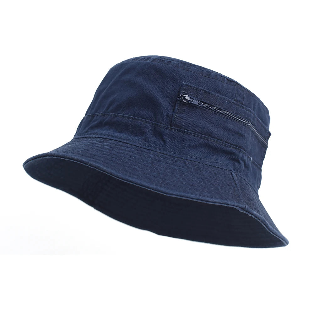 Chapeau de pêcheur en coton respirant unisexe