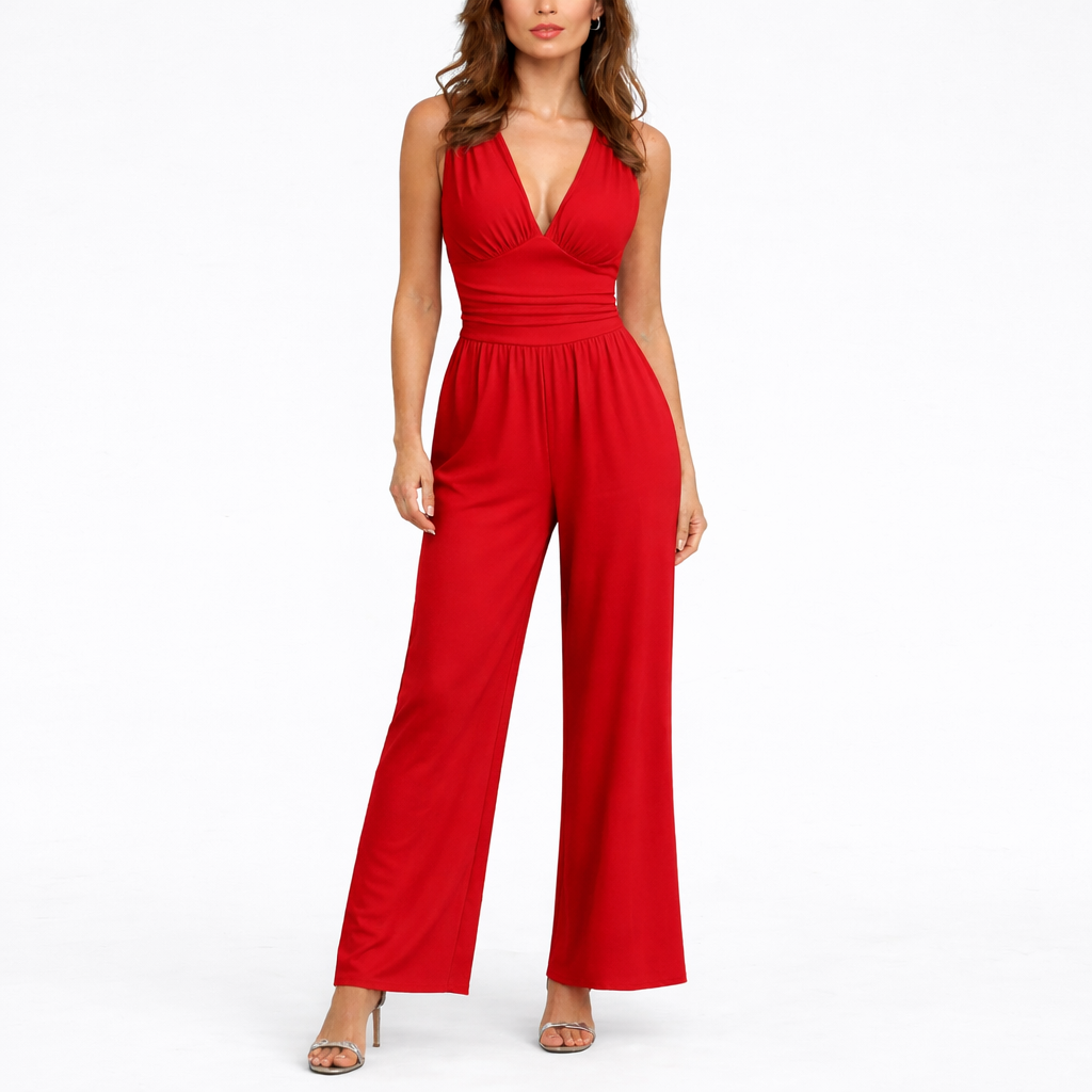 Combinaison Pantalon À Jambes Larges