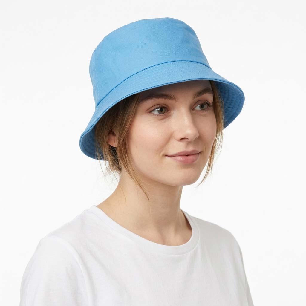 Unisex rybářský klobouk - kšilt s prošitím - ležérní cestovní styl