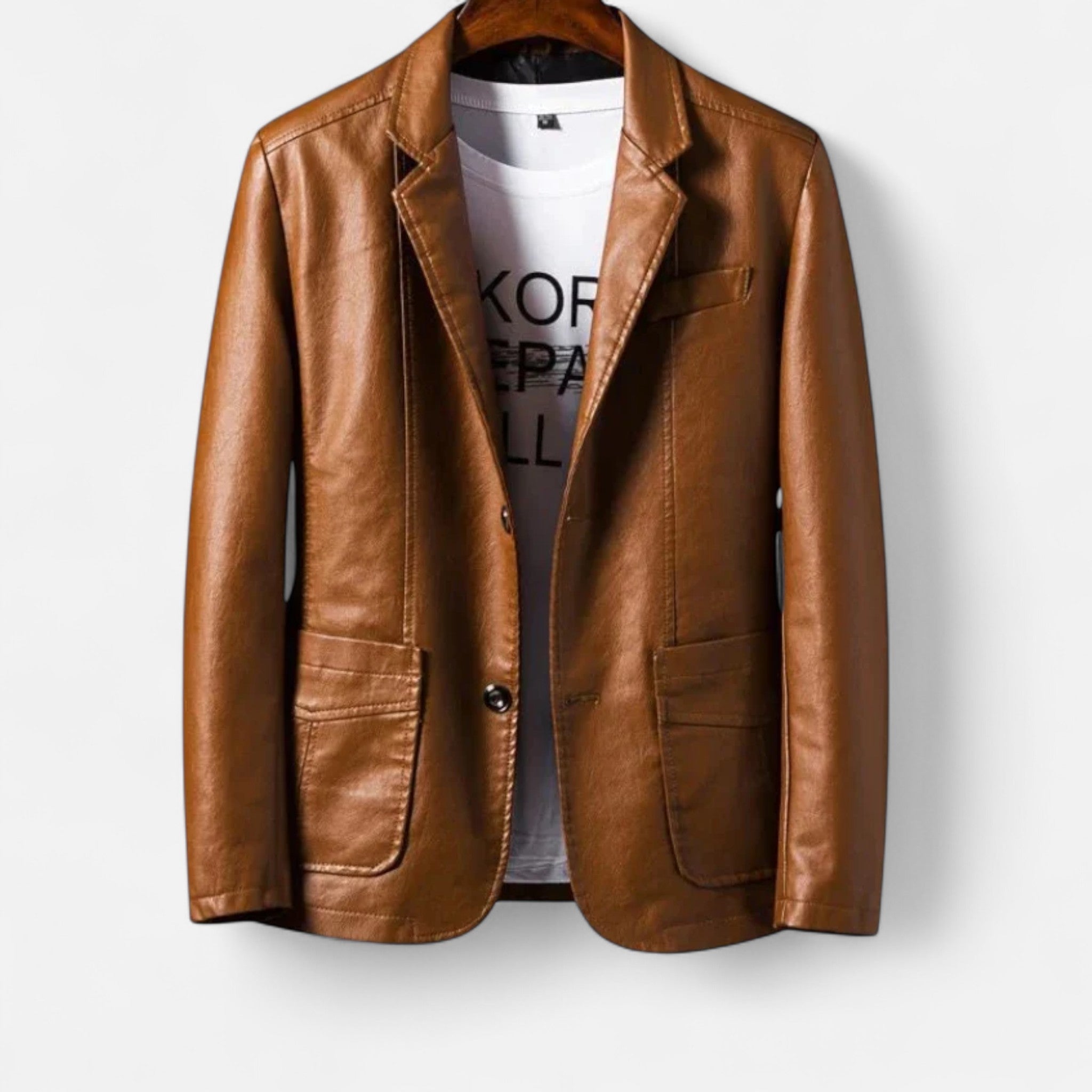 Ancienne Monde | Veste Homme Héritage en Cuir Végan Fait Main