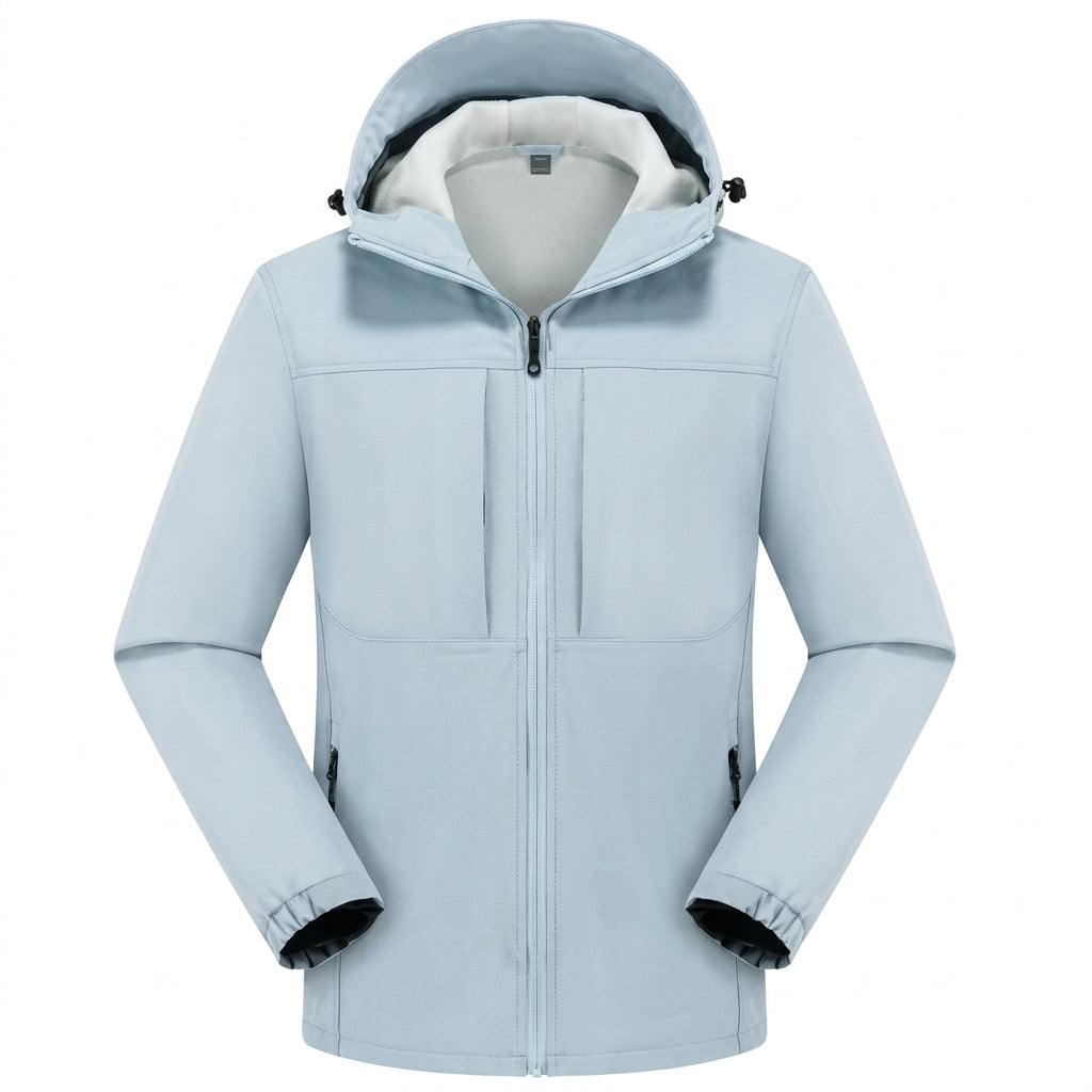 Softshell-vest til mænd – vandafvisende og med ergonomiske lynlåslommer