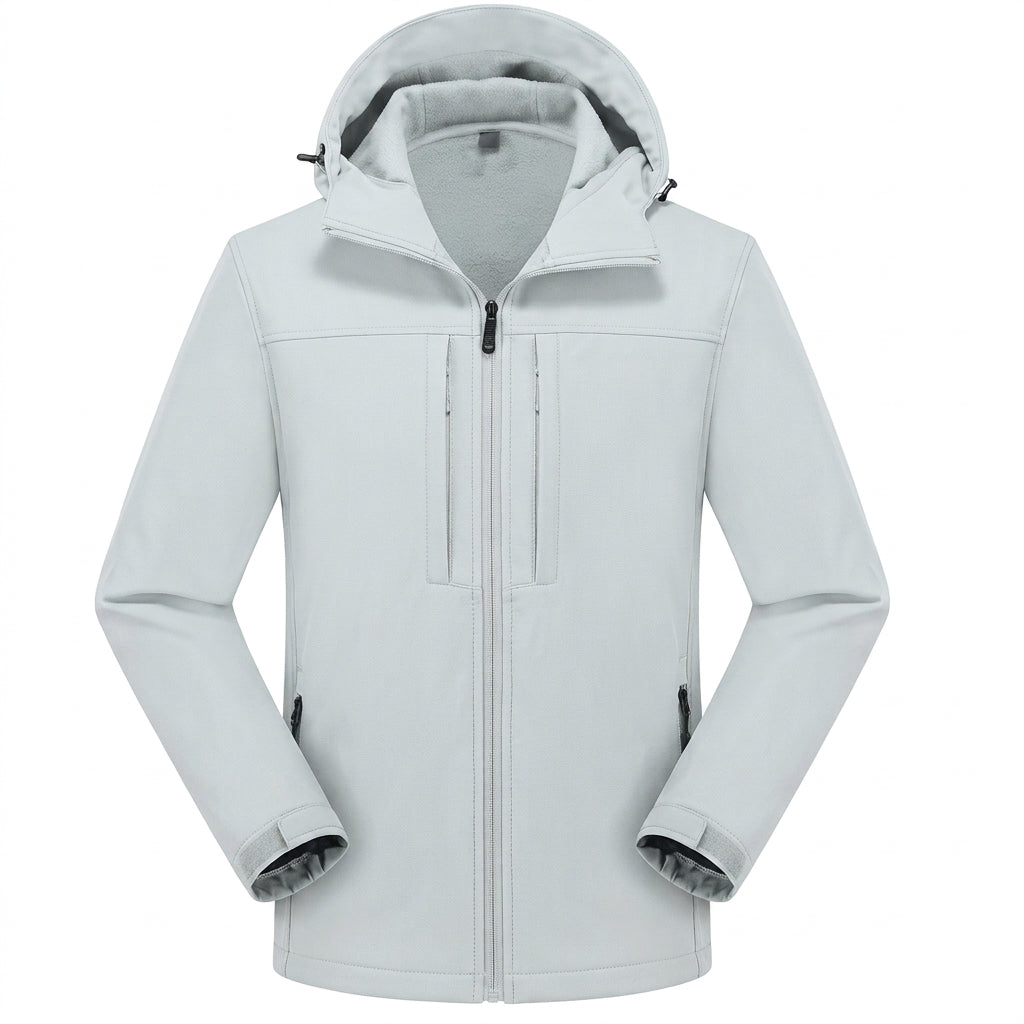 Softshell-vest til mænd – vandafvisende og med ergonomiske lynlåslommer