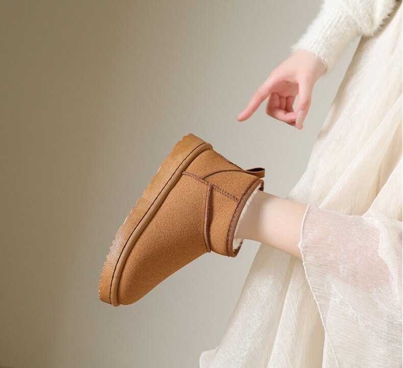 Women's Boots - Warm Lining and Stable Sole, Easy to Slip On
