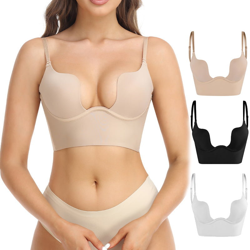 Femme Body Sculptant Dos Nu Décolleté