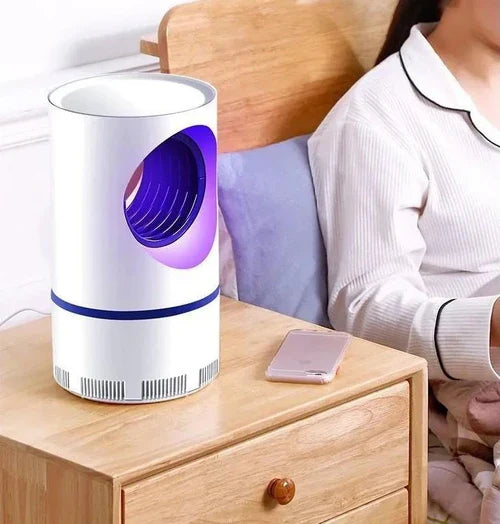 Piège à Insectes UV Silencieux avec Ventilateur Aspirant USB