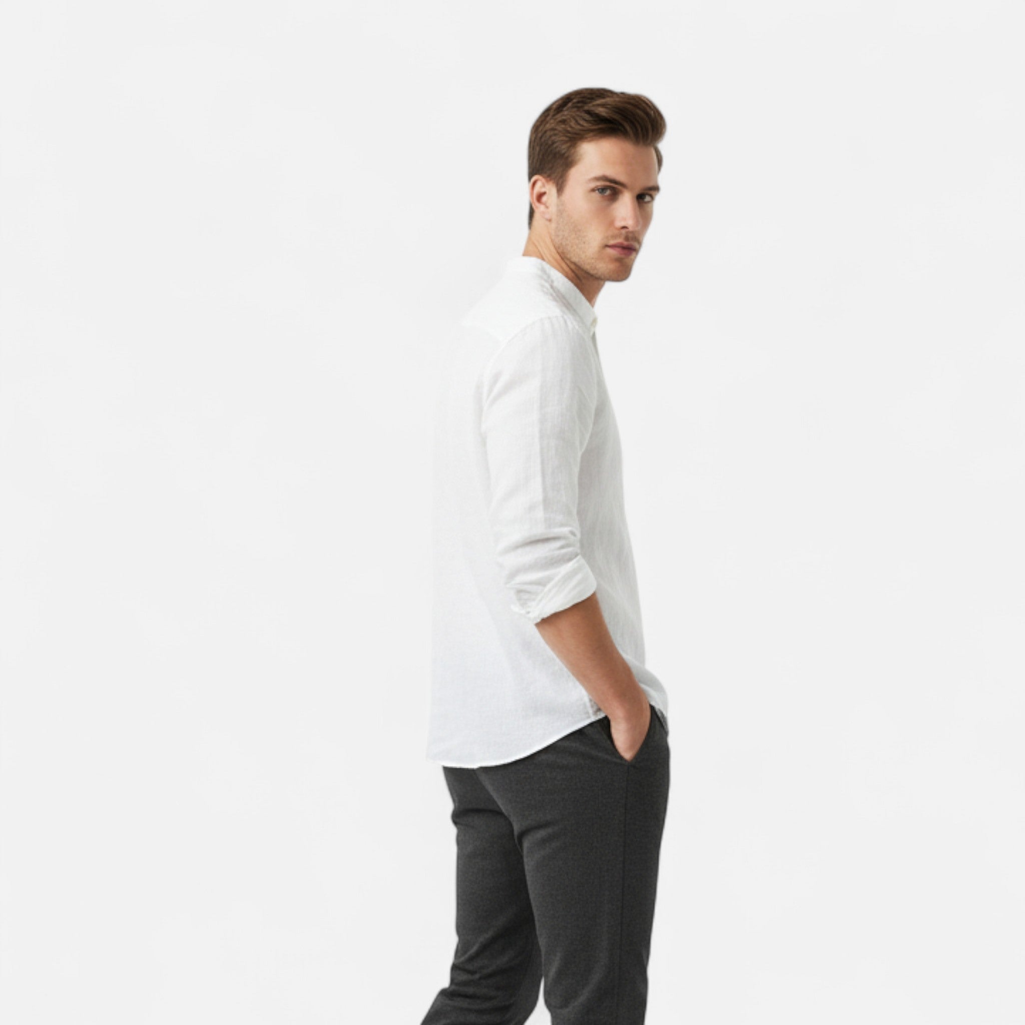 Ancienne Monde | Chemise en Lin 100 % Homme