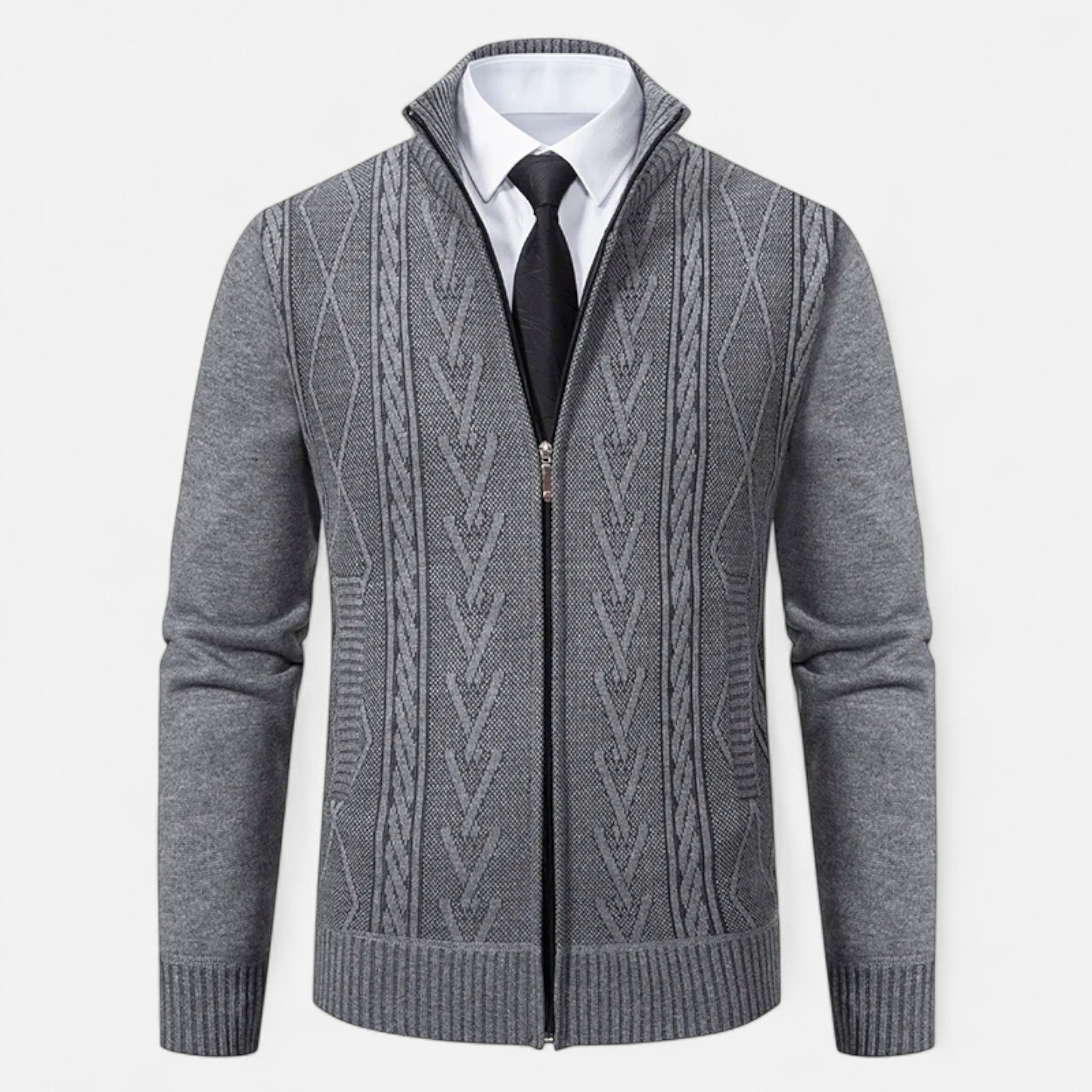 Ancienne Monde | Veste Matelassée Homme Maille Chaude