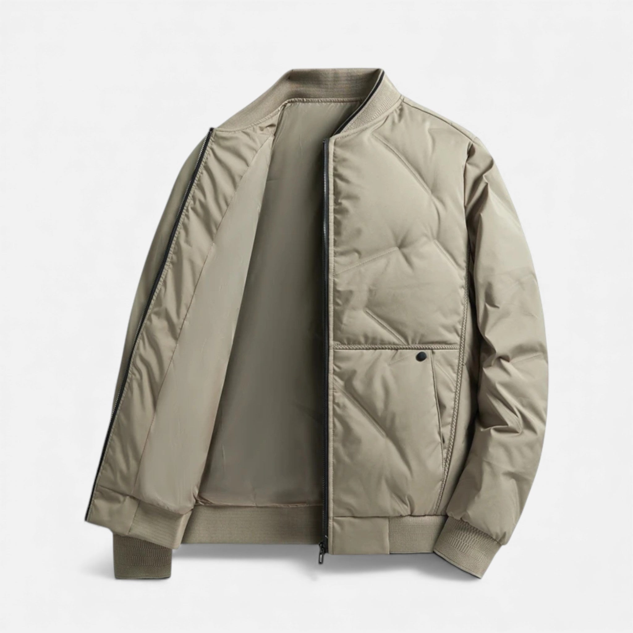 Ancienne Monde | Blouson Bombardier Doudoune Homme – Manteau Léger et Chaud pour Automne & Hiver