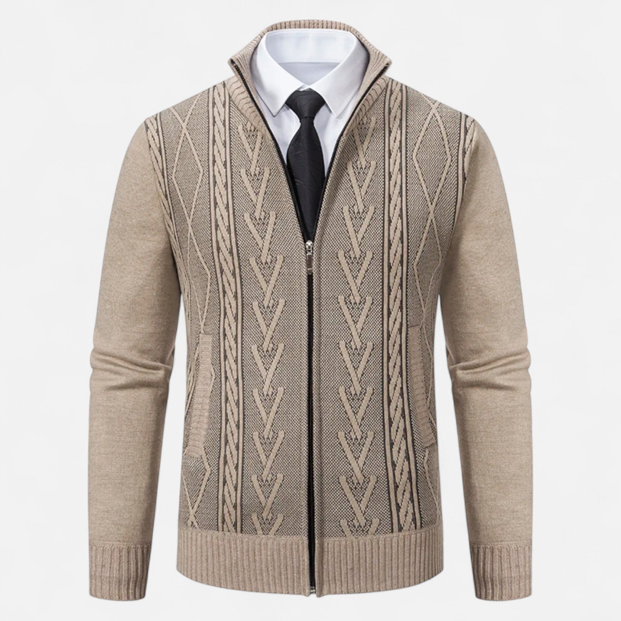 Ancienne Monde | Veste Matelassée Homme Maille Chaude