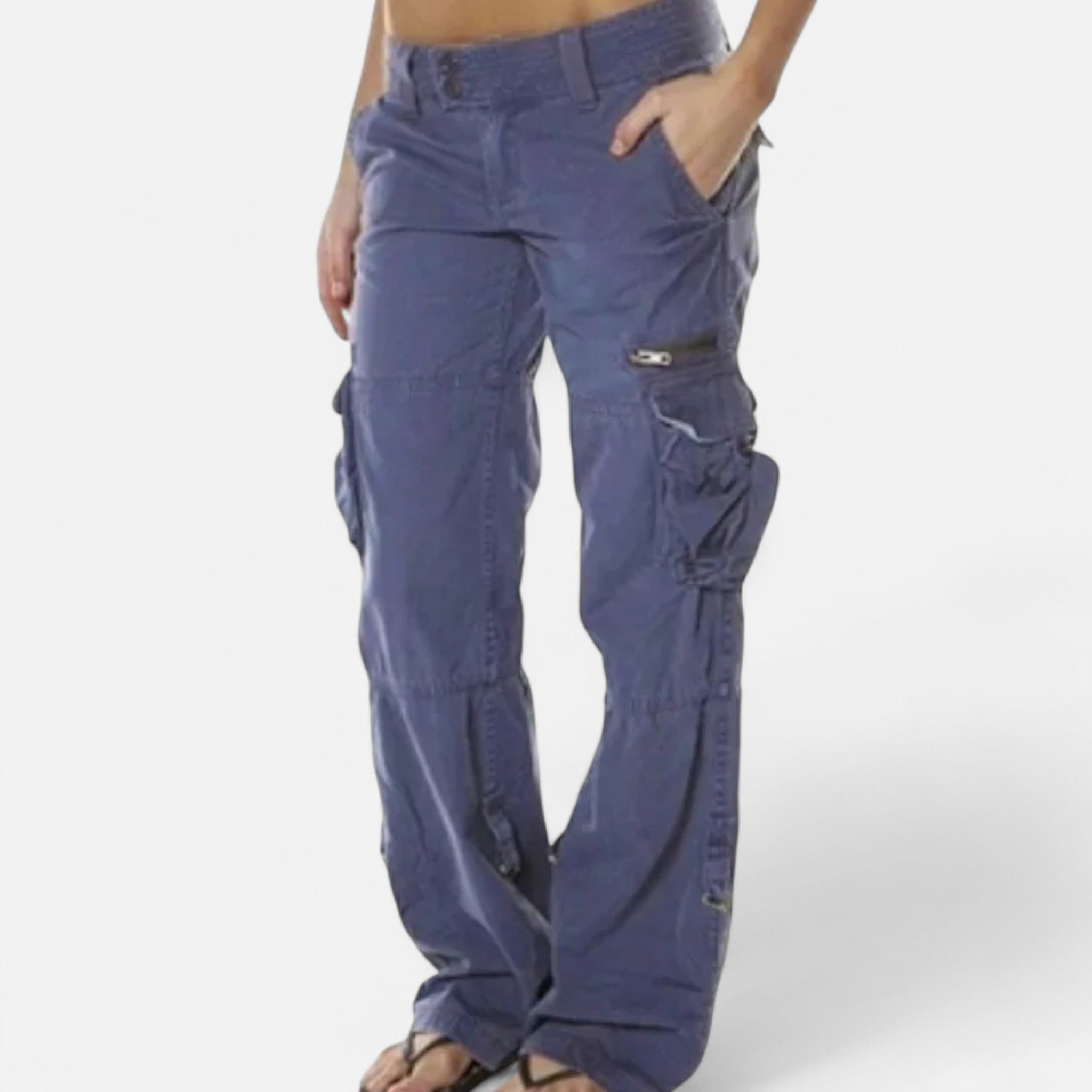 Ancienne Monde | Pantalon Cargo Décontracté Femme