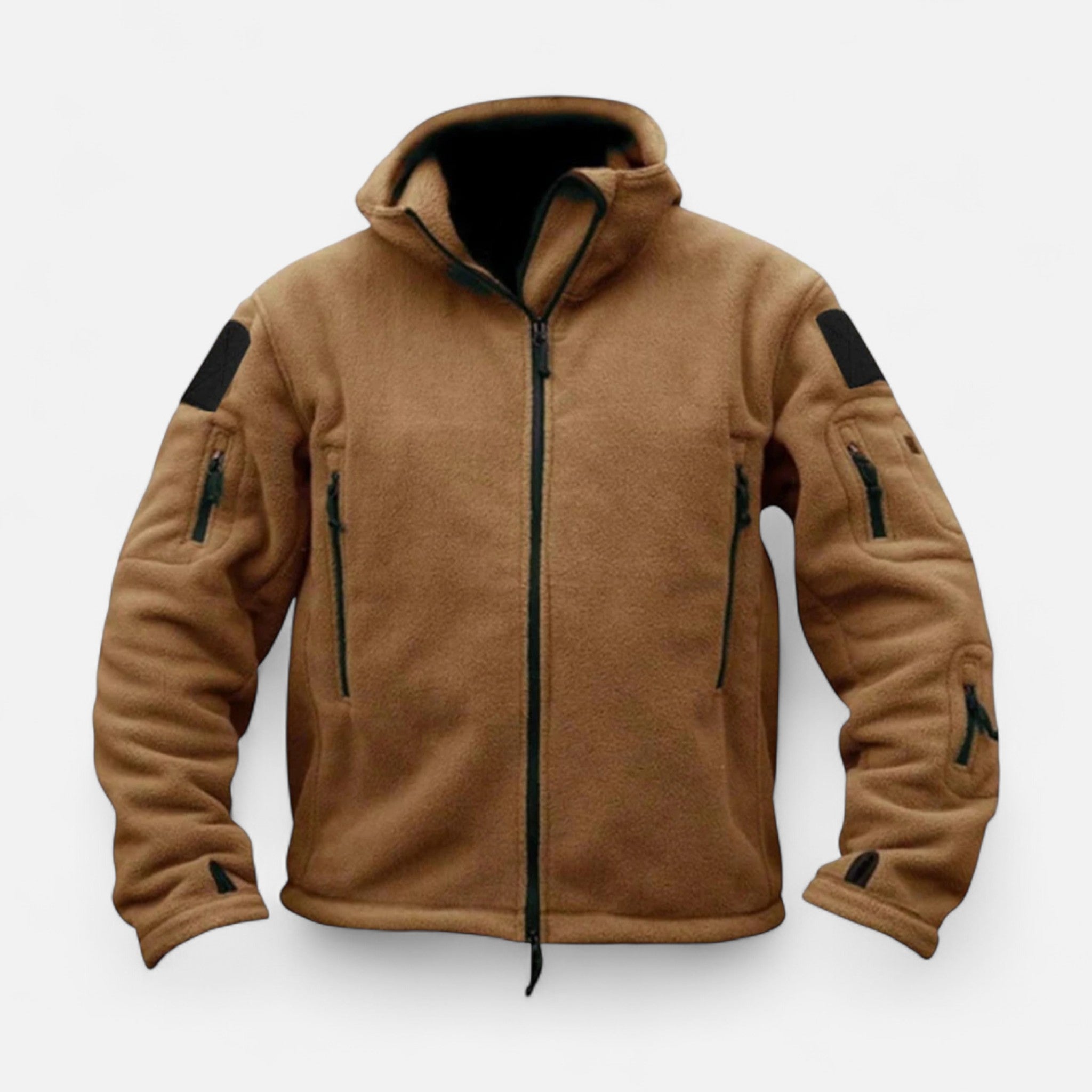 Ancienne Monde | Veste Tactique Polaire Homme à Capuche