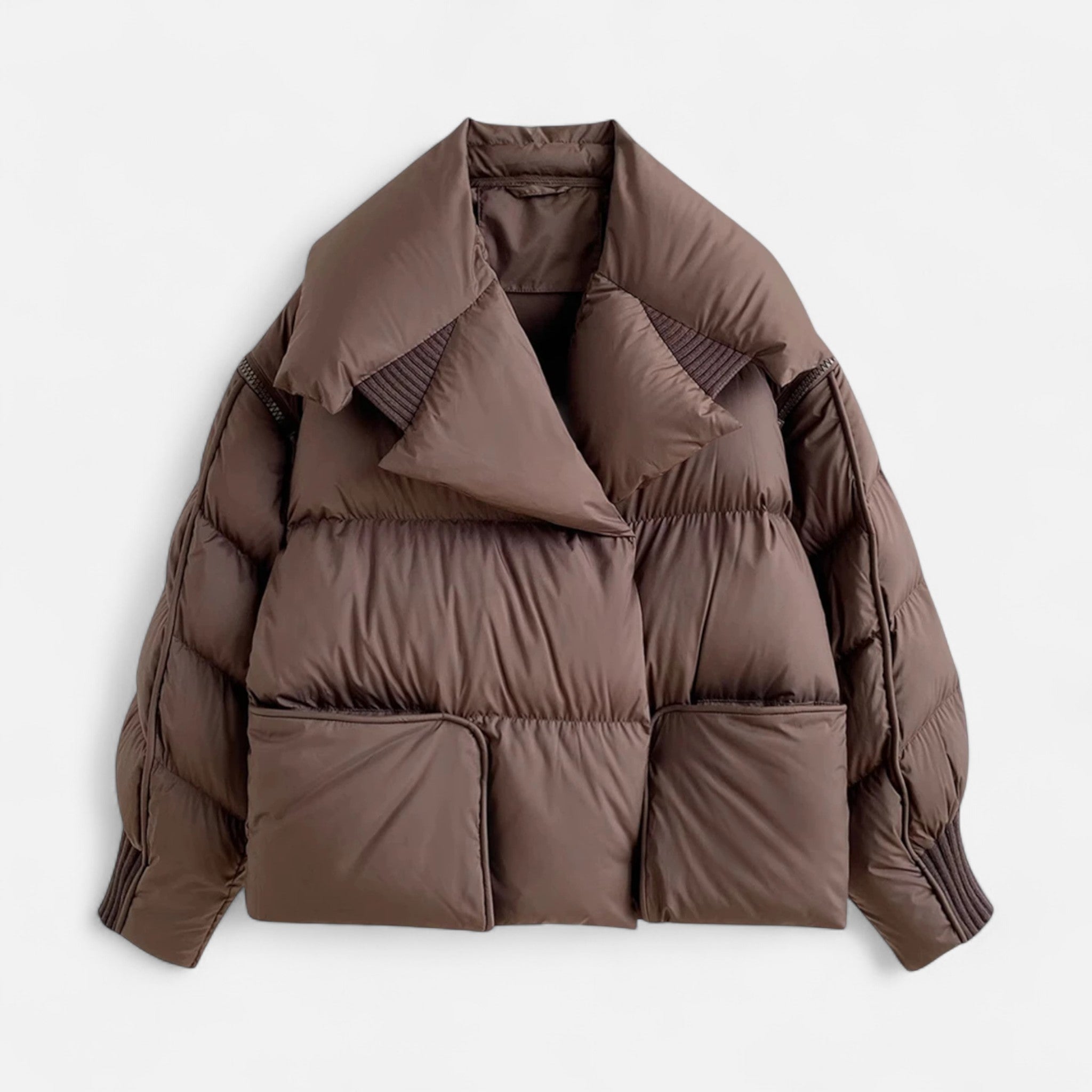 Ancienne Monde | Doudoune Femme 90% Duvet à Manches Amovibles