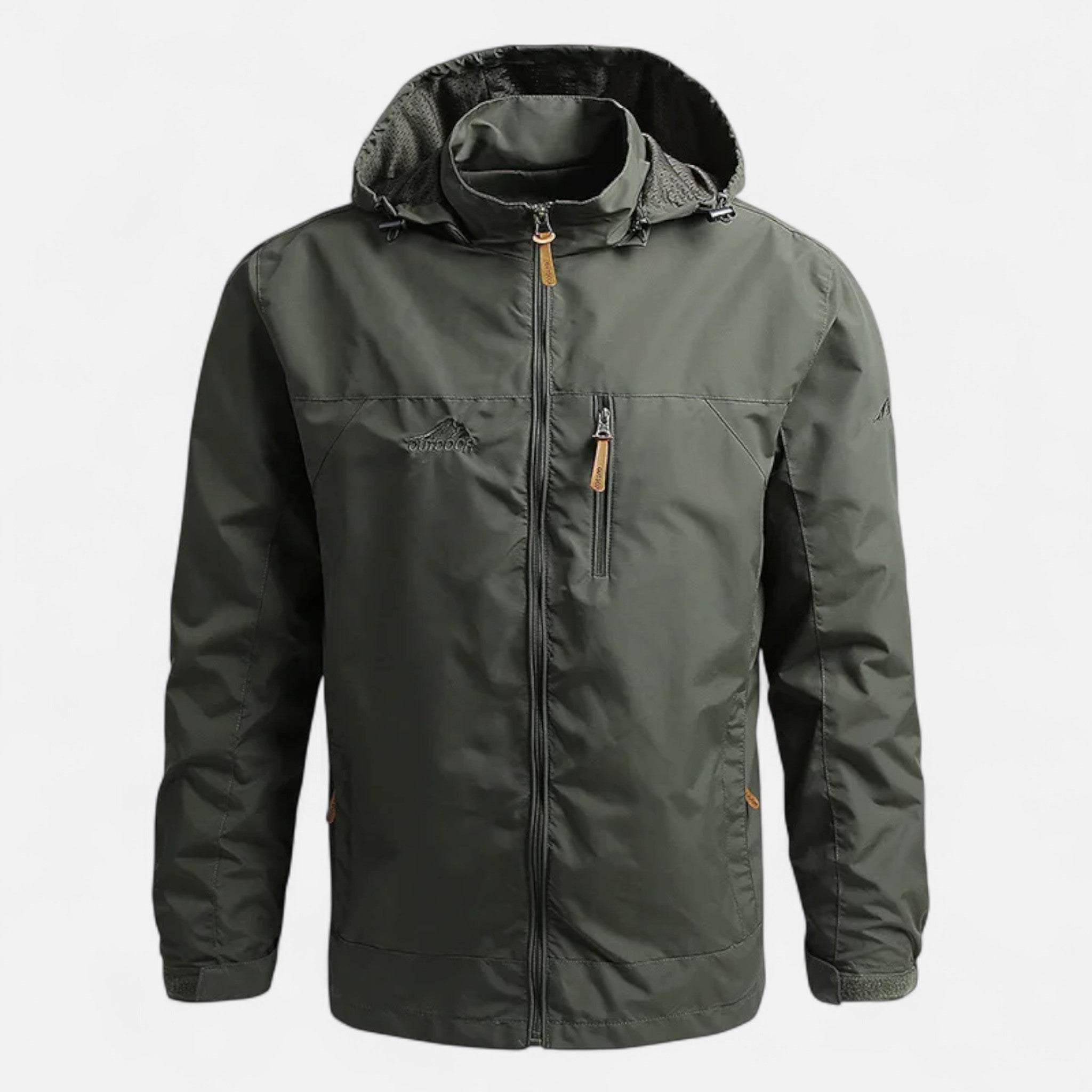 Ancienne Monde | Veste Homme Imperméable à Capuche Légère