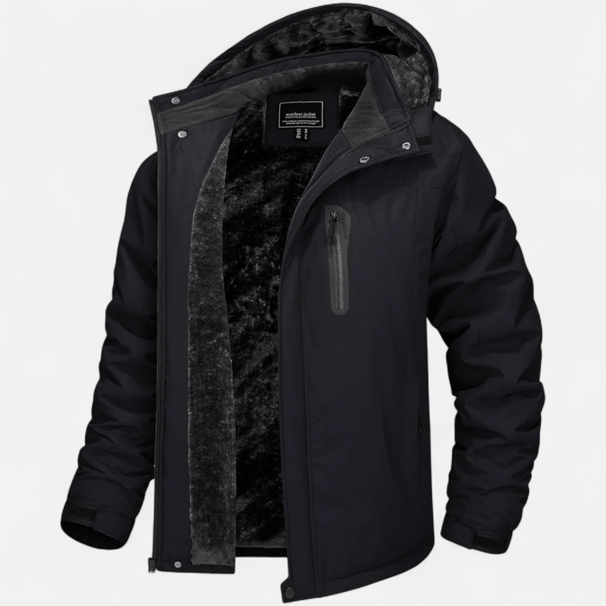 Ancienne Monde | Parka Homme Hiver Imperméable à Doublure Polaire