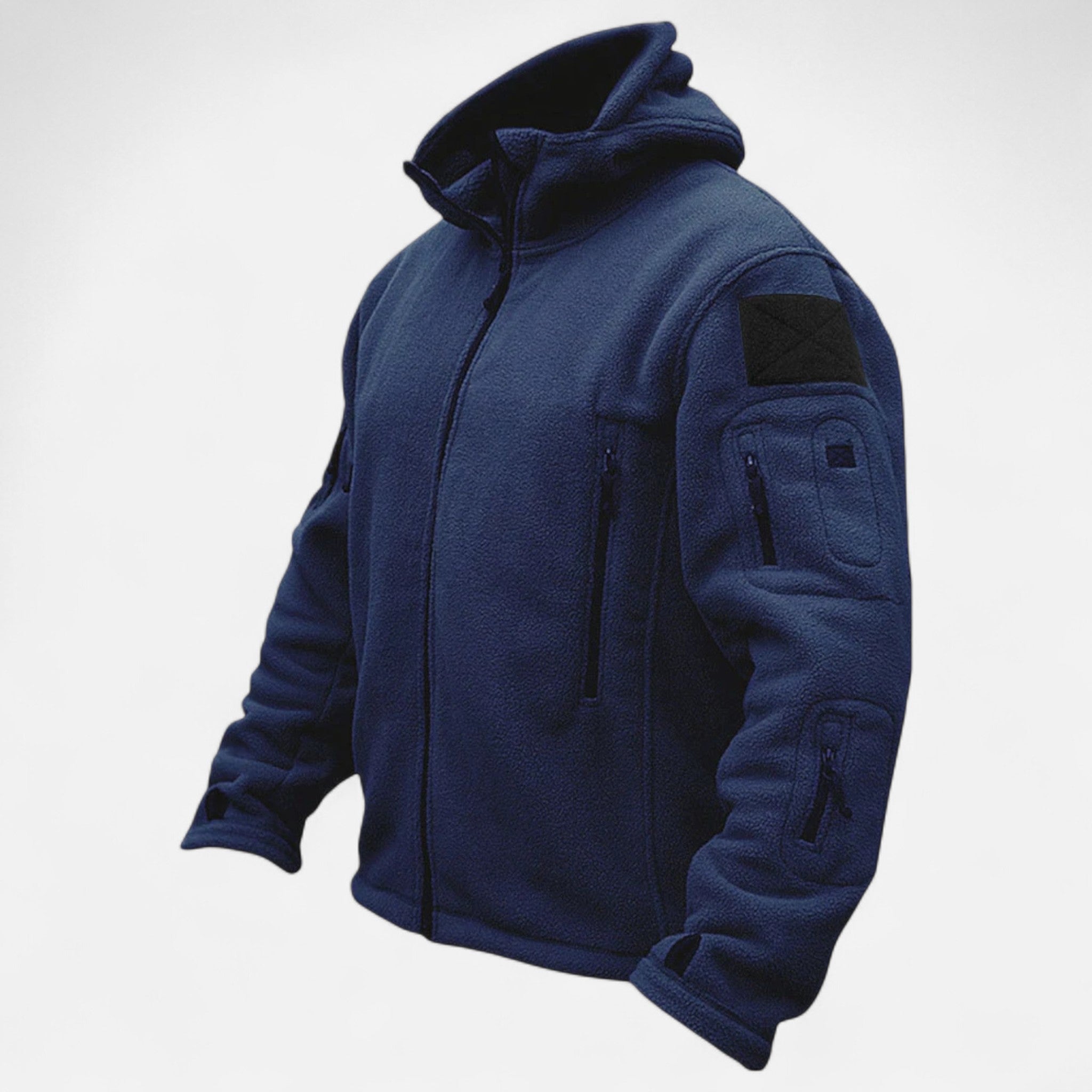 Ancienne Monde | Veste Tactique Polaire Homme à Capuche