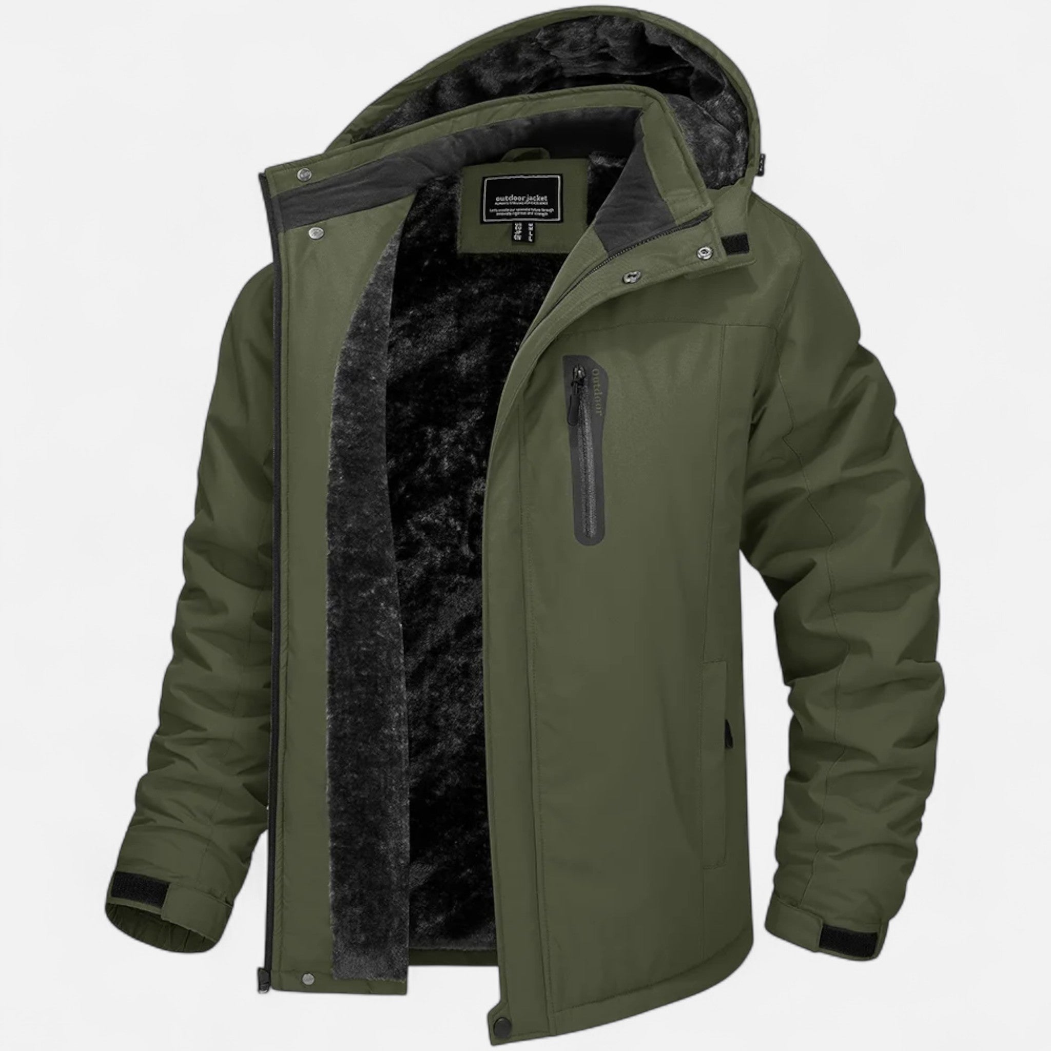 Ancienne Monde | Parka Homme Hiver Imperméable à Doublure Polaire