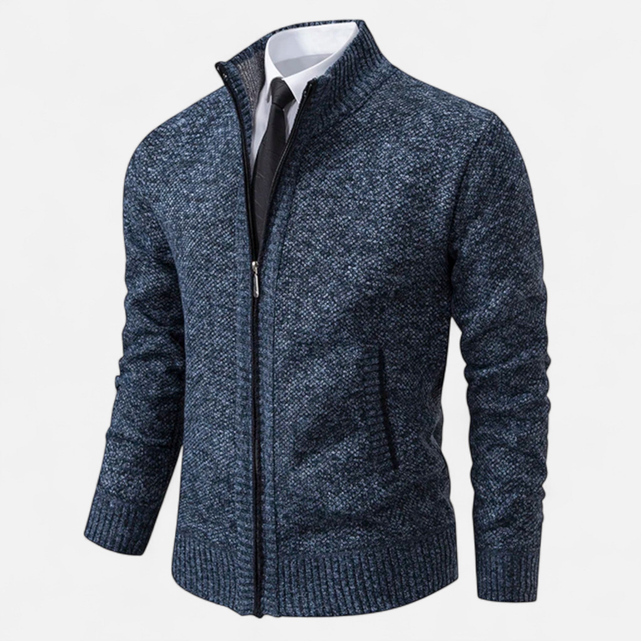Ancienne Monde | Veste Homme Polaire Zippée Col Montant