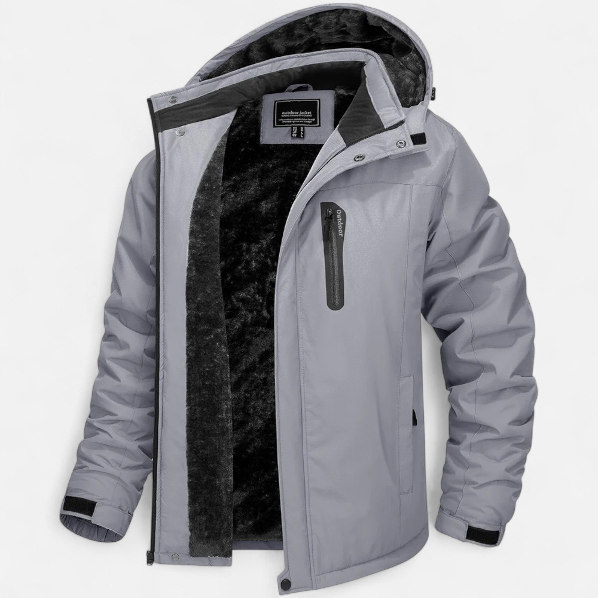 Ancienne Monde | Parka Homme Hiver Imperméable à Doublure Polaire