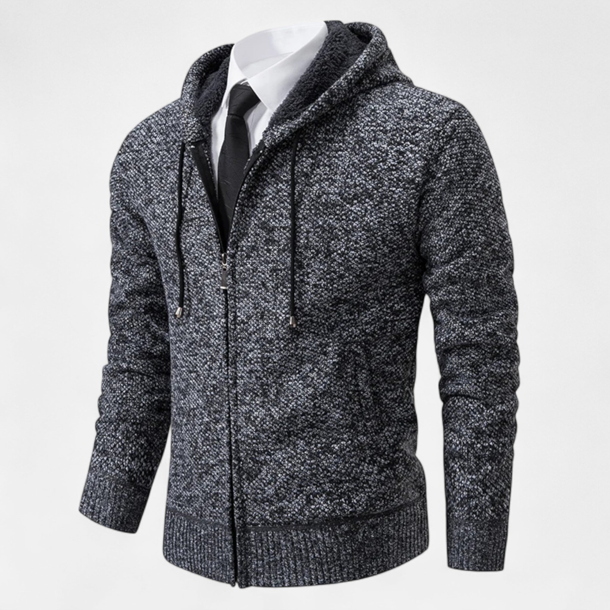 Ancienne Monde | Veste Homme Polaire Zippée Col Montant